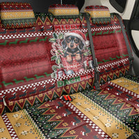 Dachshund Christmas Back Car Seat Cover Merry Dachmas - Wonder Print Shop