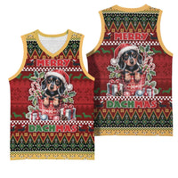 Dachshund Christmas Basketball Jersey Merry Dachmas - Wonder Print Shop