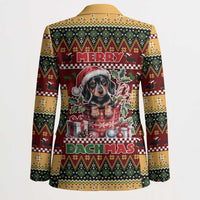 Dachshund Christmas Blazer Merry Dachmas - Wonder Print Shop