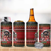 Dachshund Christmas 4 in 1 Can Cooler Tumbler Merry Dachmas - Wonder Print Shop