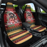 Dachshund Christmas Car Seat Cover Merry Dachmas - Wonder Print Shop