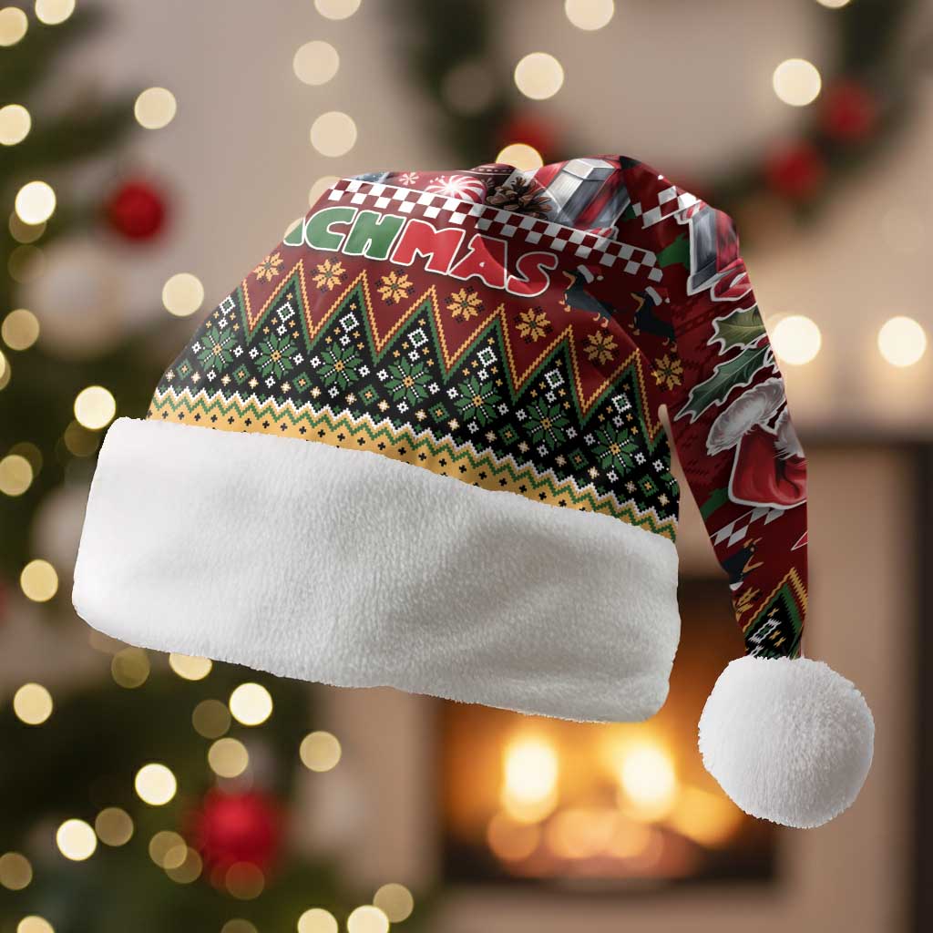 Dachshund Christmas Santa Hat Merry Dachmas - Wonder Print Shop