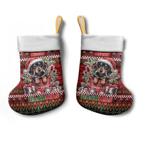 Dachshund Christmas Stocking Merry Dachmas - Wonder Print Shop