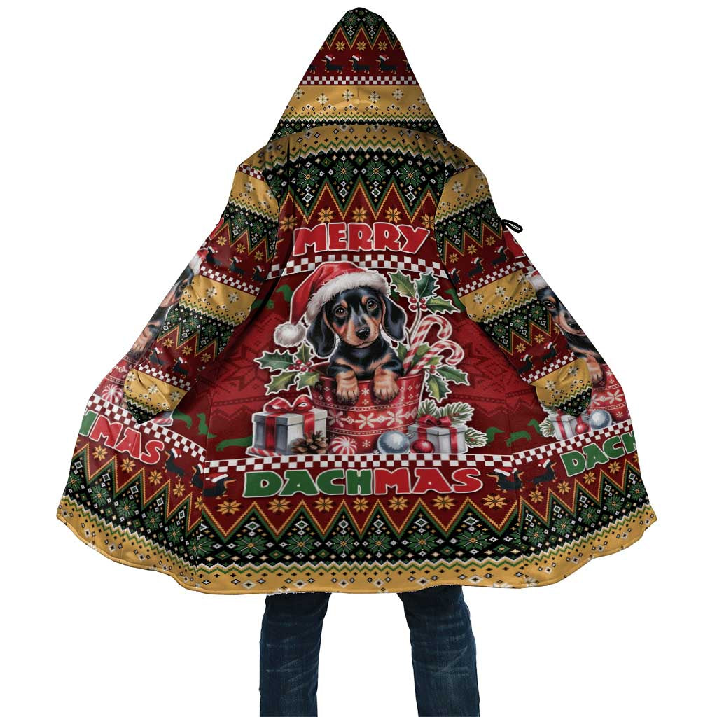 Dachshund Christmas Cloak Merry Dachmas - Wonder Print Shop