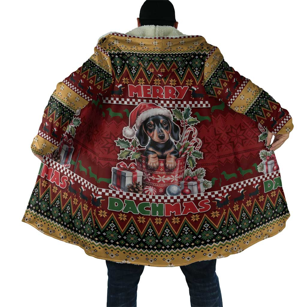 Dachshund Christmas Cloak Merry Dachmas - Wonder Print Shop