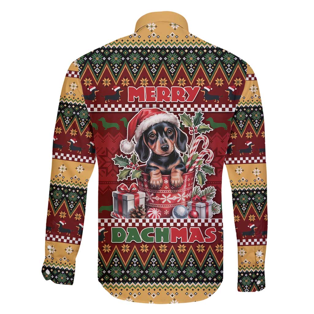 Dachshund Christmas Family Matching Mermaid Dress and Hawaiian Shirt Merry Dachmas - Wonder Print Shop