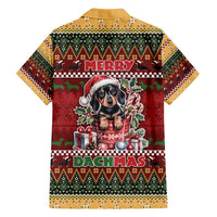 Dachshund Christmas Family Matching Summer Maxi Dress and Hawaiian Shirt Merry Dachmas - Wonder Print Shop