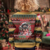Dachshund Christmas Kid Ugly Christmas Sweater Merry Dachmas - Wonder Print Shop