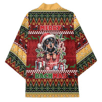 Dachshund Christmas Kimono Merry Dachmas - Wonder Print Shop