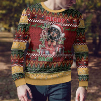 Dachshund Christmas Ugly Christmas Sweater Merry Dachmas - Wonder Print Shop