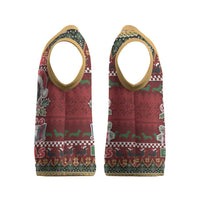 Dachshund Christmas Knitted V-Neck Vest Merry Dachmas - Wonder Print Shop