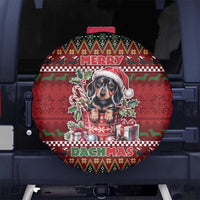 Dachshund Christmas Spare Tire Cover Merry Dachmas - Wonder Print Shop