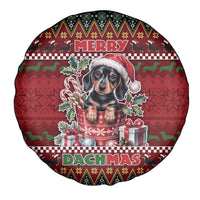 Dachshund Christmas Spare Tire Cover Merry Dachmas - Wonder Print Shop