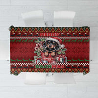 Dachshund Christmas Tablecloth Merry Dachmas - Wonder Print Shop