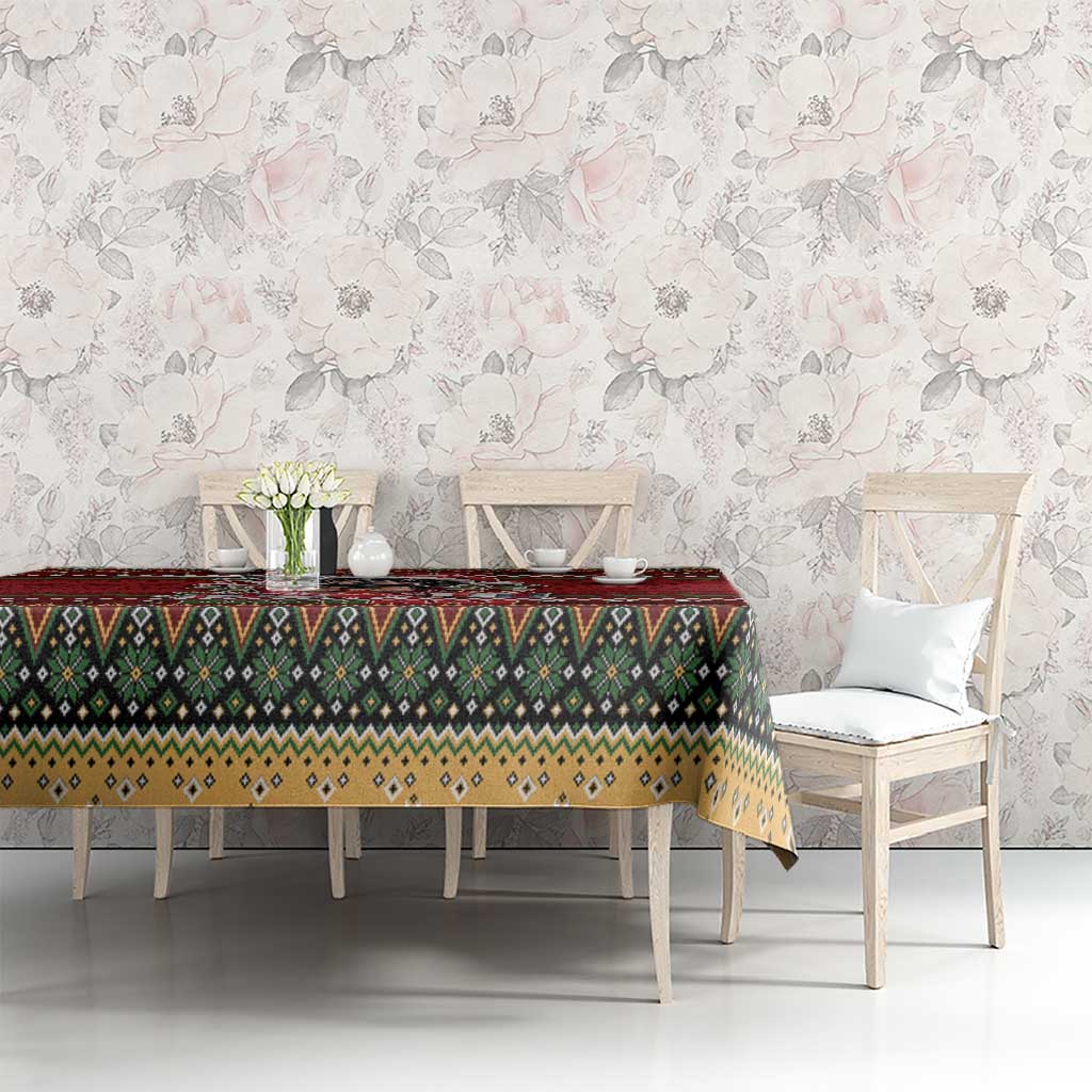 Dachshund Christmas Tablecloth Merry Dachmas - Wonder Print Shop