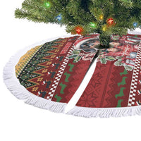 Dachshund Christmas Tree Skirt Merry Dachmas - Wonder Print Shop