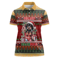 Dachshund Christmas Women Polo Shirt Merry Dachmas - Wonder Print Shop