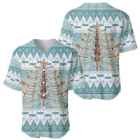Dragonfly Christmas Baseball Jersey Frosty Minty Xmas Tree - Wonder Print Shop