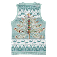 Dragonfly Christmas Basketball Jersey Frosty Minty Xmas Tree - Wonder Print Shop
