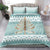 Dragonfly Christmas Bedding Set Frosty Minty Xmas Tree - Wonder Print Shop