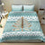 Dragonfly Christmas Bedding Set Frosty Minty Xmas Tree - Wonder Print Shop