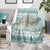 Dragonfly Christmas Blanket Frosty Minty Xmas Tree - Wonder Print Shop