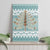 Dragonfly Christmas Canvas Wall Art Frosty Minty Xmas Tree - Wonder Print Shop