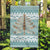 Dragonfly Christmas Garden Flag Frosty Minty Xmas Tree - Wonder Print Shop