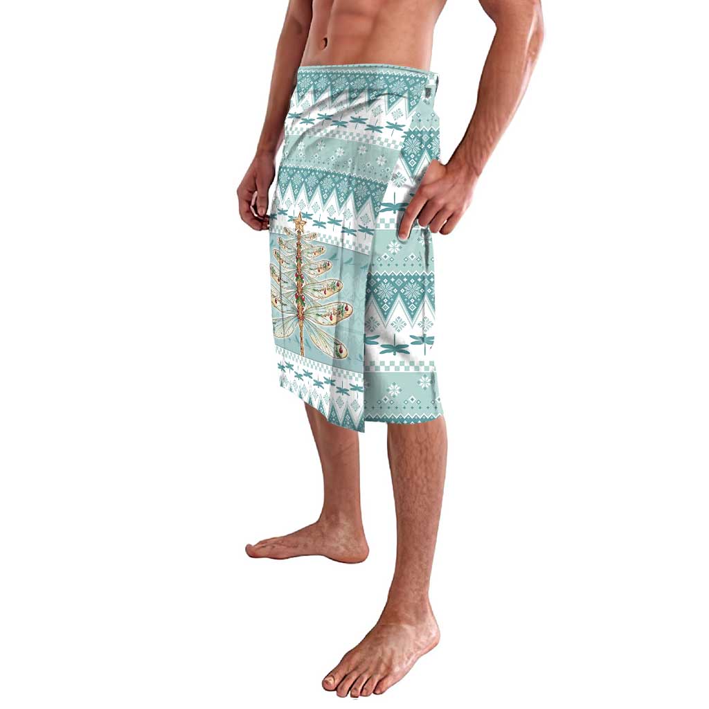 Dragonfly Christmas Lavalava Frosty Minty Xmas Tree - Wonder Print Shop