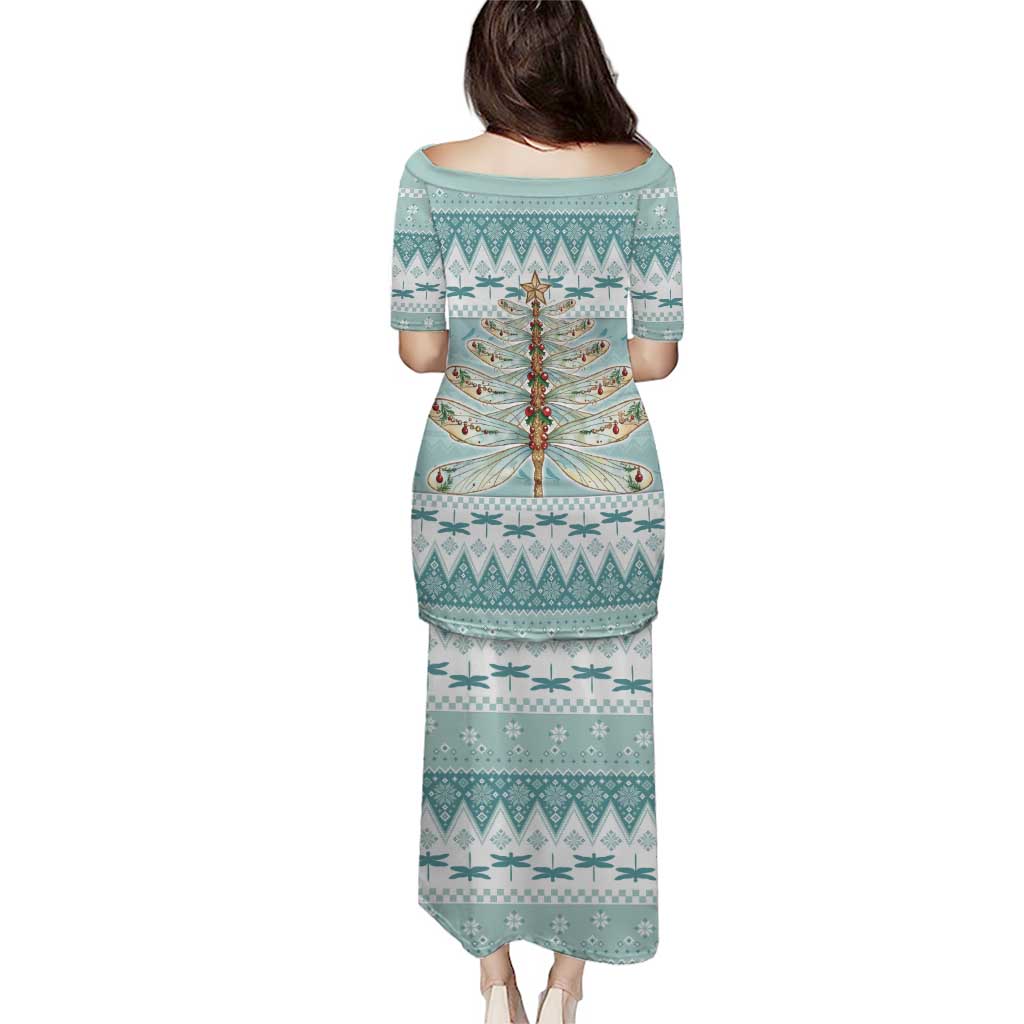 Dragonfly Christmas Puletasi Frosty Minty Xmas Tree - Wonder Print Shop