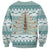 Dragonfly Christmas Sweatshirt Frosty Minty Xmas Tree - Wonder Print Shop