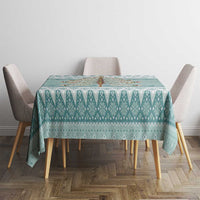 Dragonfly Christmas Tablecloth Frosty Minty Xmas Tree - Wonder Print Shop