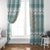 Dragonfly Christmas Window Curtain Frosty Minty Xmas Tree - Wonder Print Shop