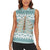 Dragonfly Christmas Women Sleeveless Polo Shirt Frosty Minty Xmas Tree - Wonder Print Shop