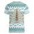 Dragonfly Christmas Women V-Neck T-Shirt Frosty Minty Xmas Tree - Wonder Print Shop