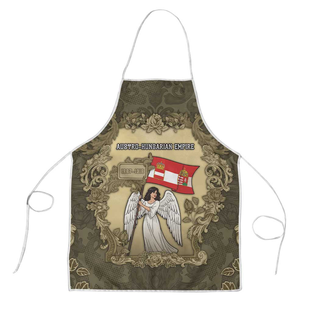 Austria-Hungary Apron Angel Holding A Flag Vintage Style - Wonder Print Shop