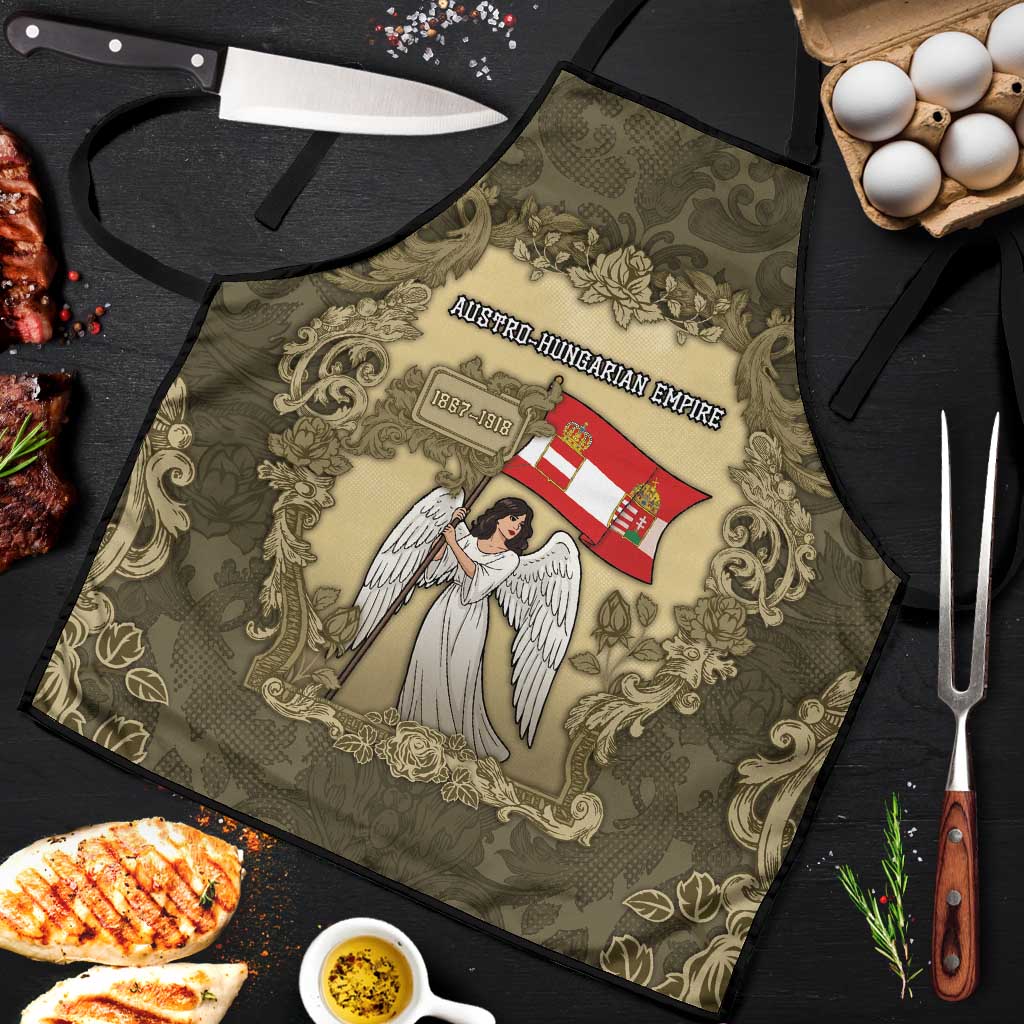 Austria-Hungary Apron Angel Holding A Flag Vintage Style - Wonder Print Shop