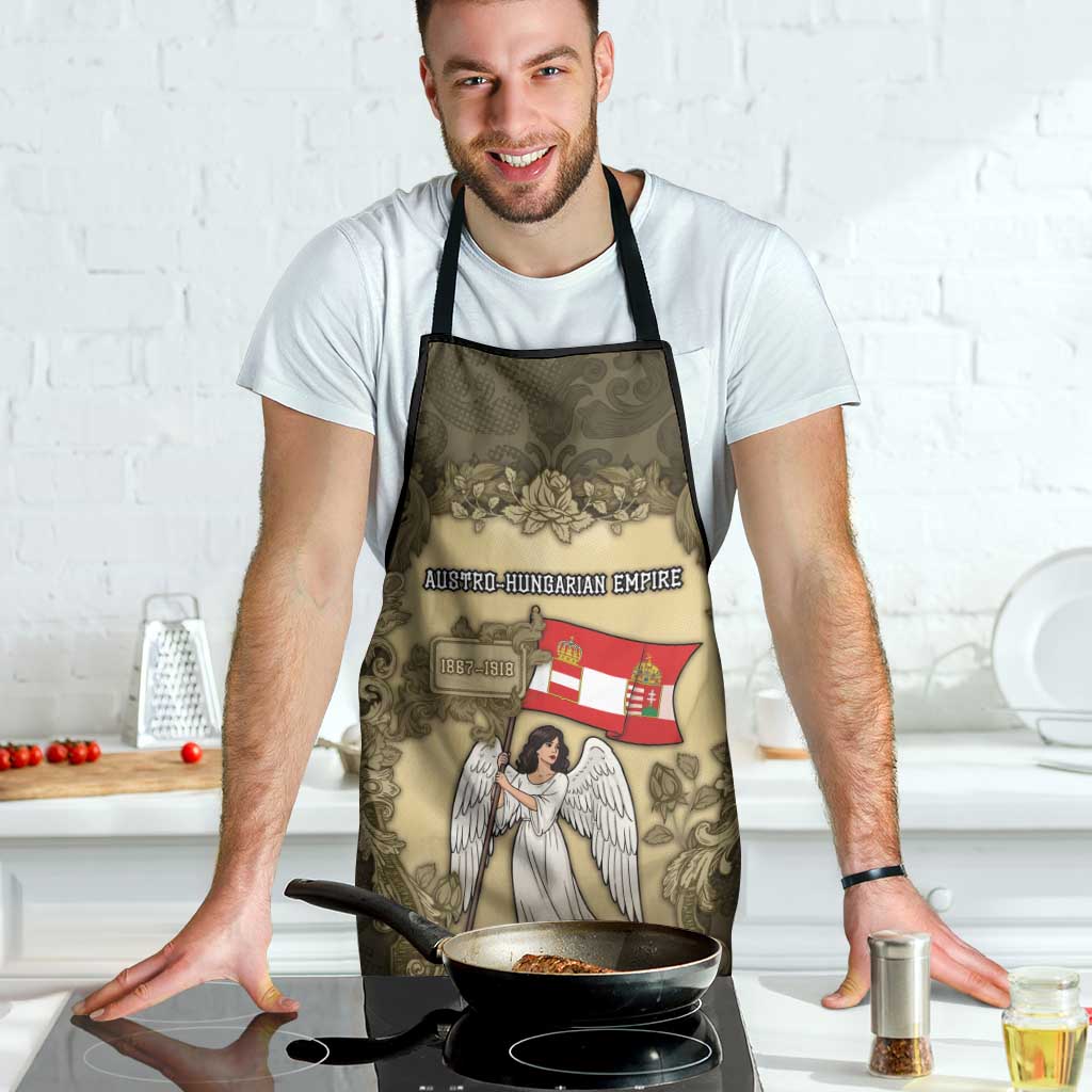 Austria-Hungary Apron Angel Holding A Flag Vintage Style - Wonder Print Shop
