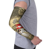 Personalized Austria-Hungary Arm Sleeves Angel Holding A Flag Vintage Style - Wonder Print Shop