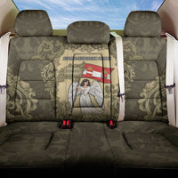 Austria-Hungary Back Car Seat Cover Angel Holding A Flag Vintage Style - Wonder Print Shop