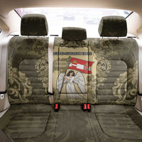 Austria-Hungary Back Car Seat Cover Angel Holding A Flag Vintage Style - Wonder Print Shop