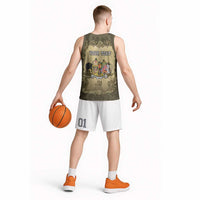 Personalized Austria-Hungary Basketball Jersey Angel Holding A Flag Vintage Style - Wonder Print Shop