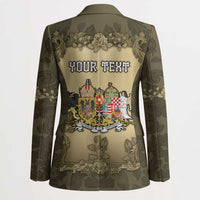 Personalized Austria-Hungary Blazer Angel Holding A Flag Vintage Style - Wonder Print Shop