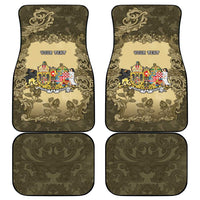 Personalized Austria-Hungary Car Mats Angel Holding A Flag Vintage Style - Wonder Print Shop