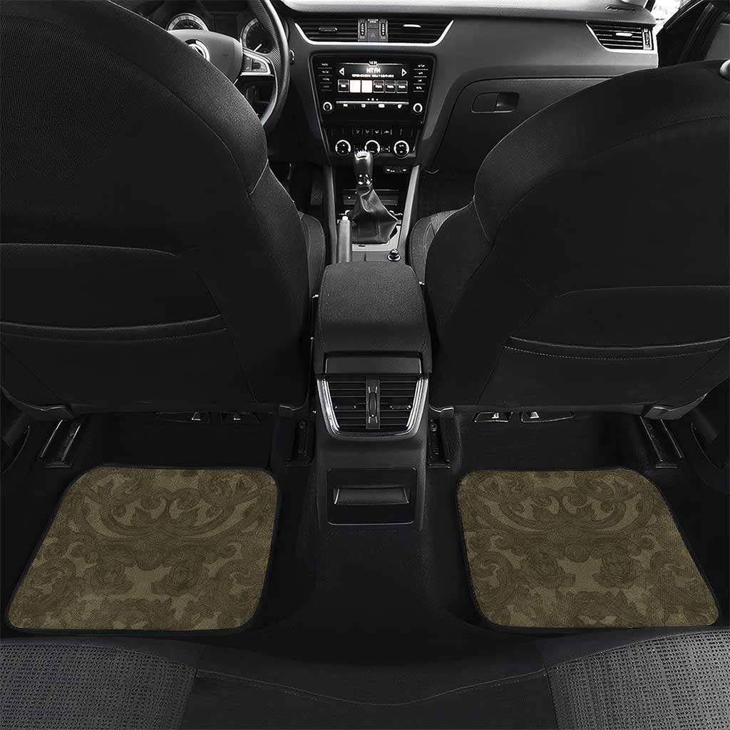 Personalized Austria-Hungary Car Mats Angel Holding A Flag Vintage Style - Wonder Print Shop