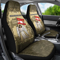 Austria-Hungary Car Seat Cover Angel Holding A Flag Vintage Style - Wonder Print Shop