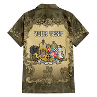 Personalized Austria-Hungary Family Matching Mermaid Dress and Hawaiian Shirt Angel Holding A Flag Vintage Style - Wonder Print Shop