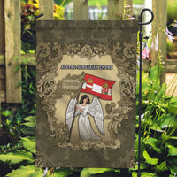 Austria-Hungary Garden Flag Angel Holding A Flag Vintage Style - Wonder Print Shop
