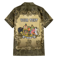 Personalized Austria-Hungary Hawaiian Shirt Angel Holding A Flag Vintage Style - Wonder Print Shop