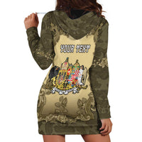 Personalized Austria-Hungary Hoodie Dress Angel Holding A Flag Vintage Style - Wonder Print Shop